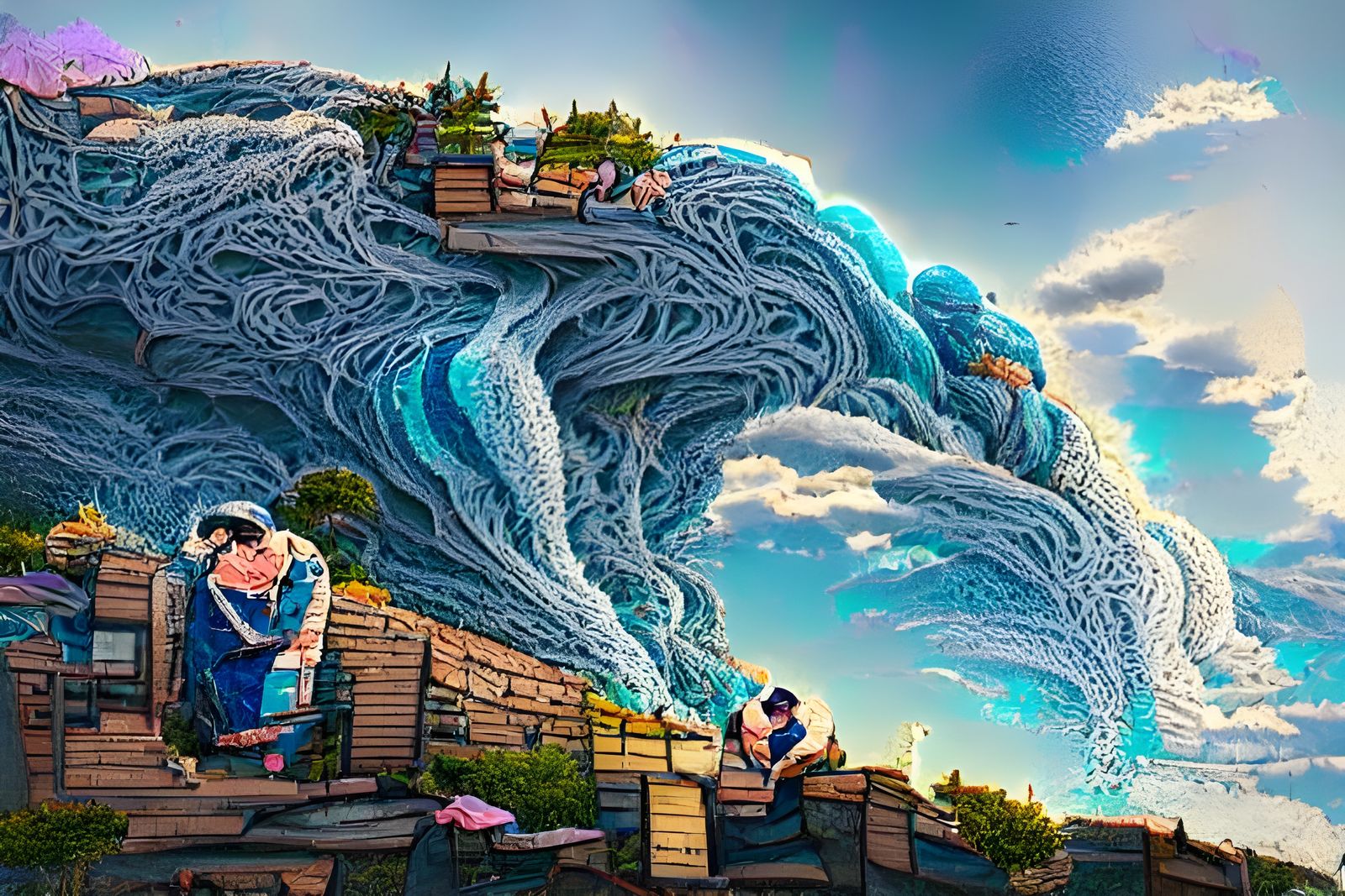 Vibrant Emoji Composition in Cel-Shaded Style