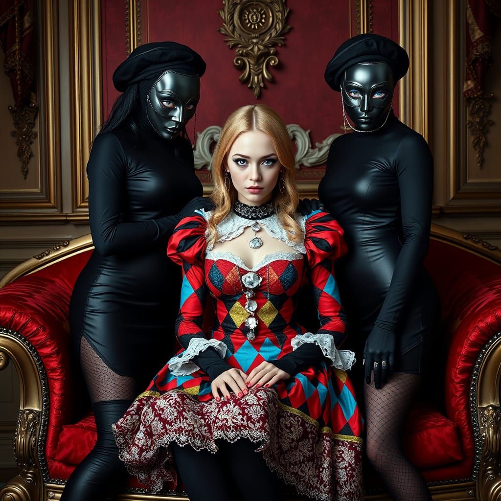 Mysterious Women Unmask a Serene Beauty in a Haunting Baroqu...