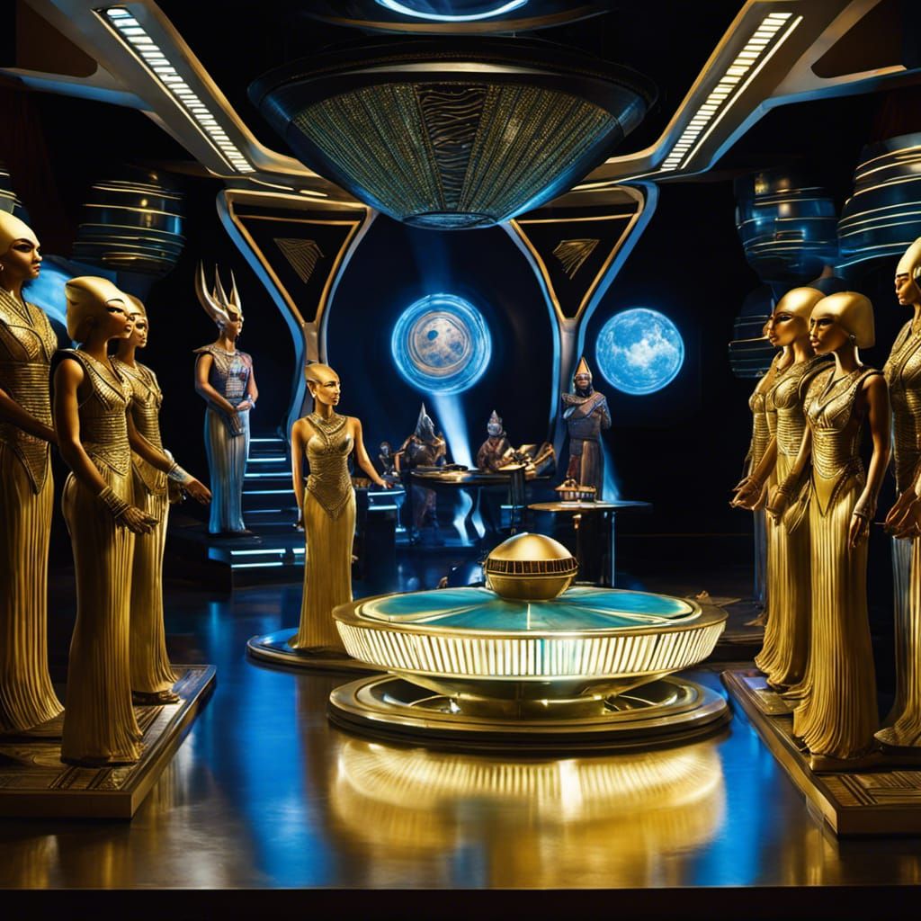 Egyptian Mythology Aliens Arrive in Star Trek Bay