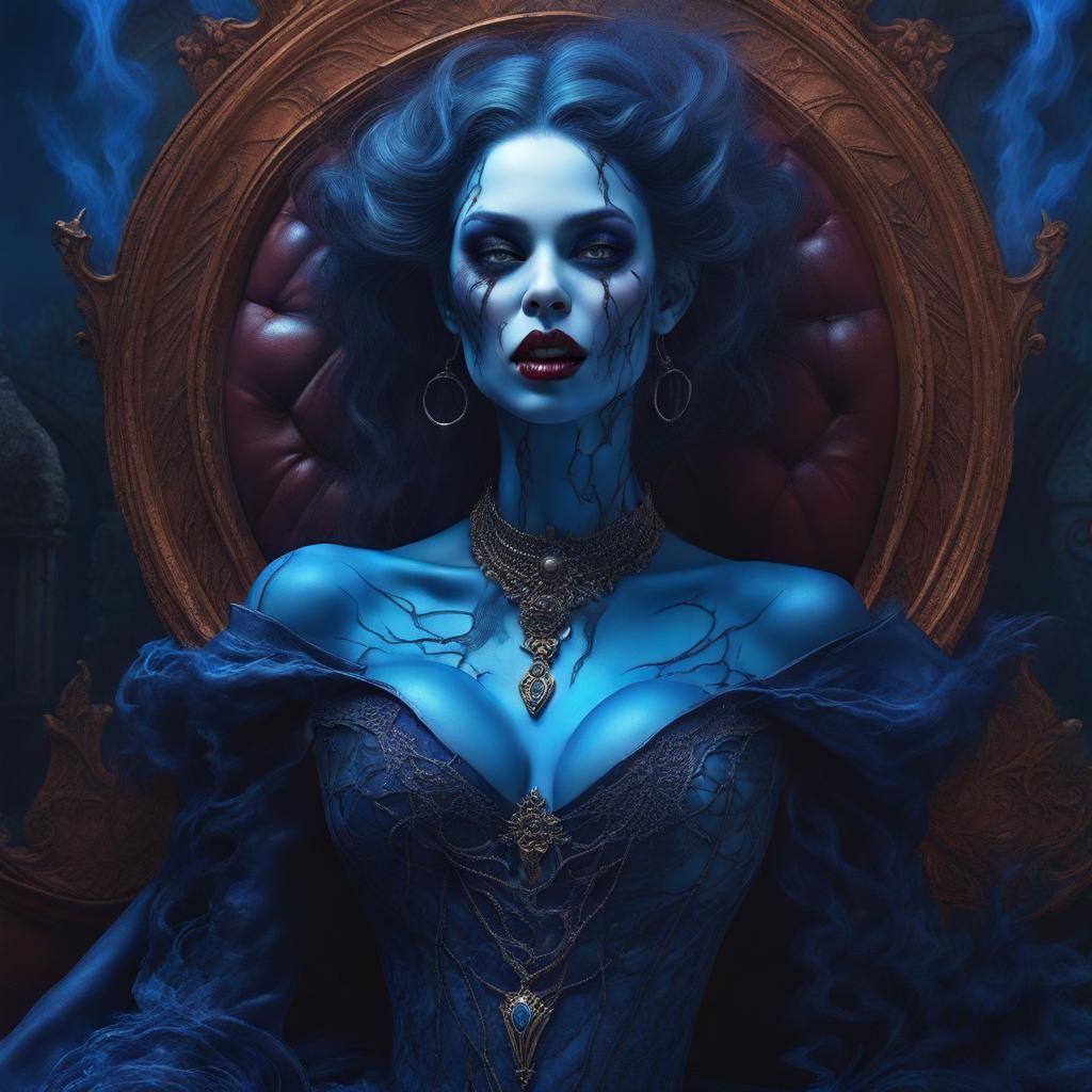 I was going for vampire but this is more like a zombie queen...