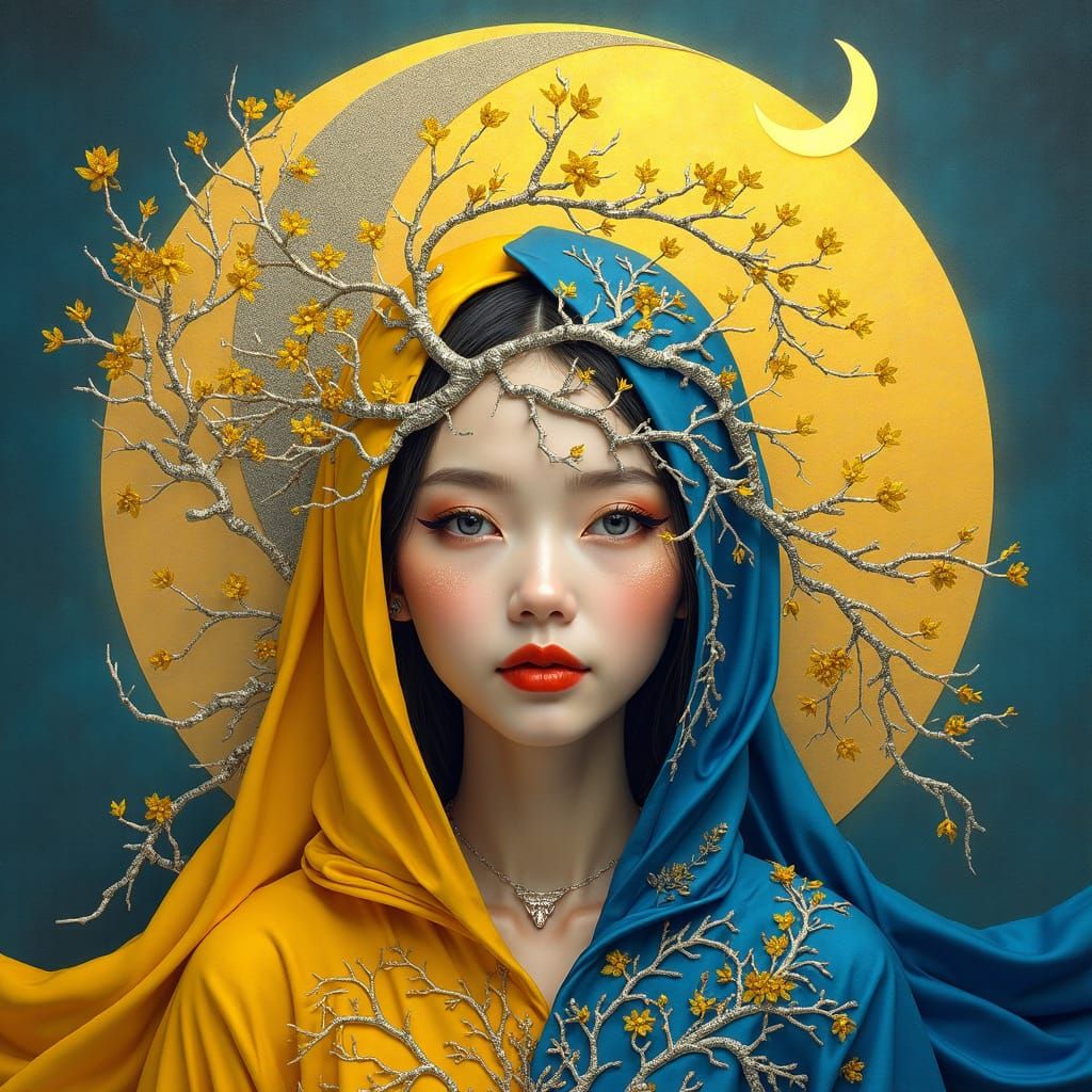 Harmonious Goddess of Yin-Yang Balance