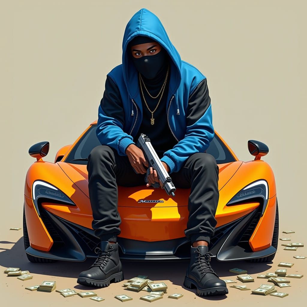 Urban Fantasy Warrior, Concept Art Style