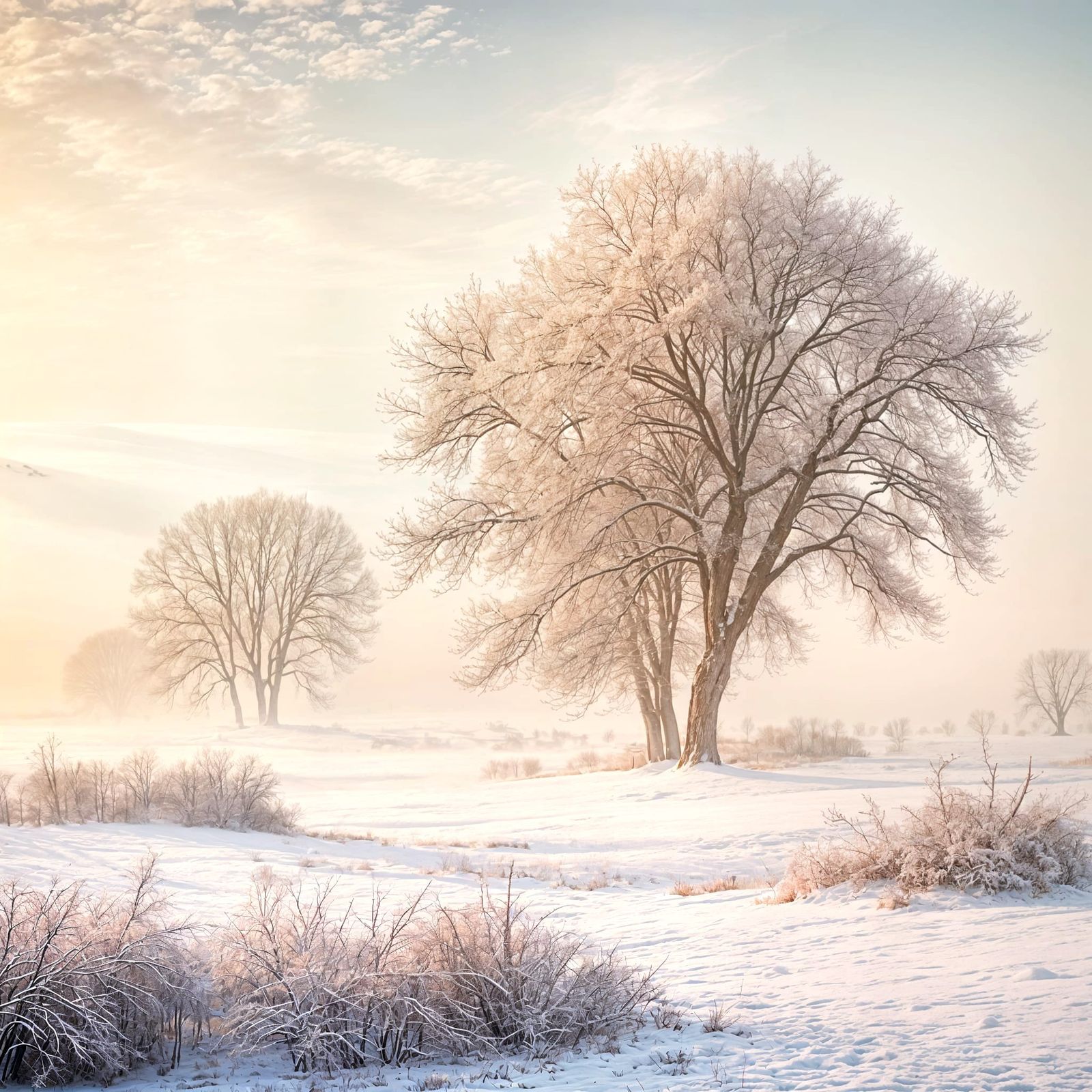 Winter Wonderland in Soft Focus