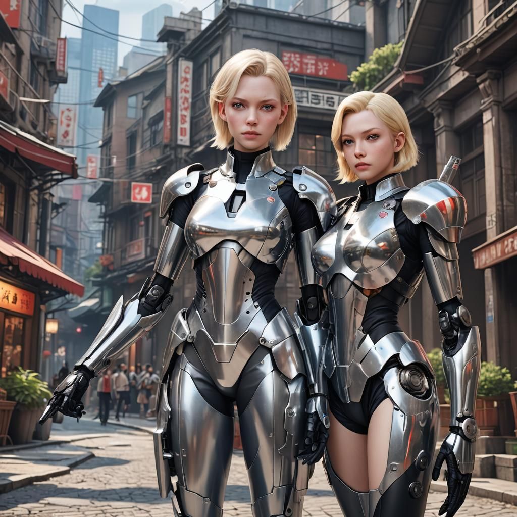 Bizarre Anime Characters in Detailed 3D Art