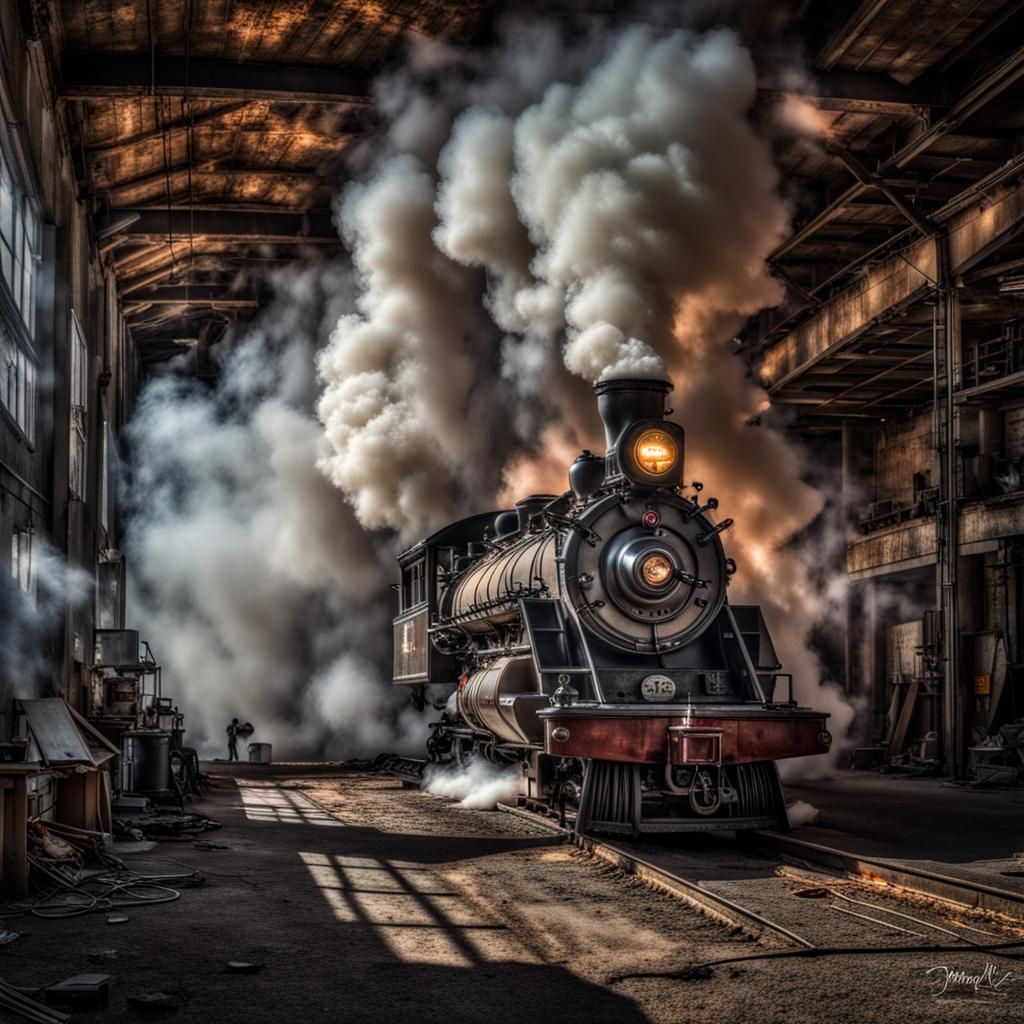 Detailed Smoke Composition in HDR