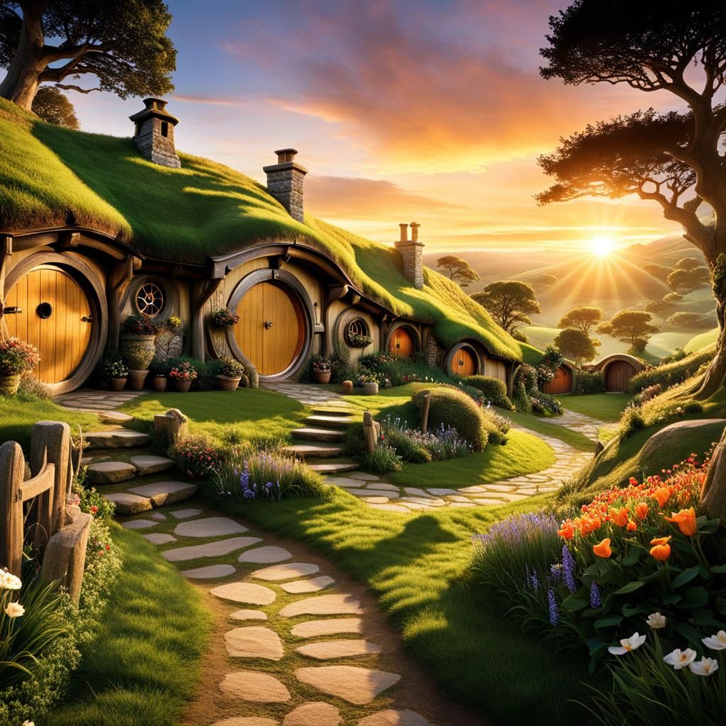 Sunrise Over Hobbiton: A Modern Middle Earth Paradise