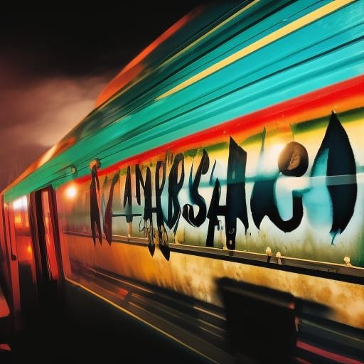 Hyperrealistic Rock Guitar in London at Night