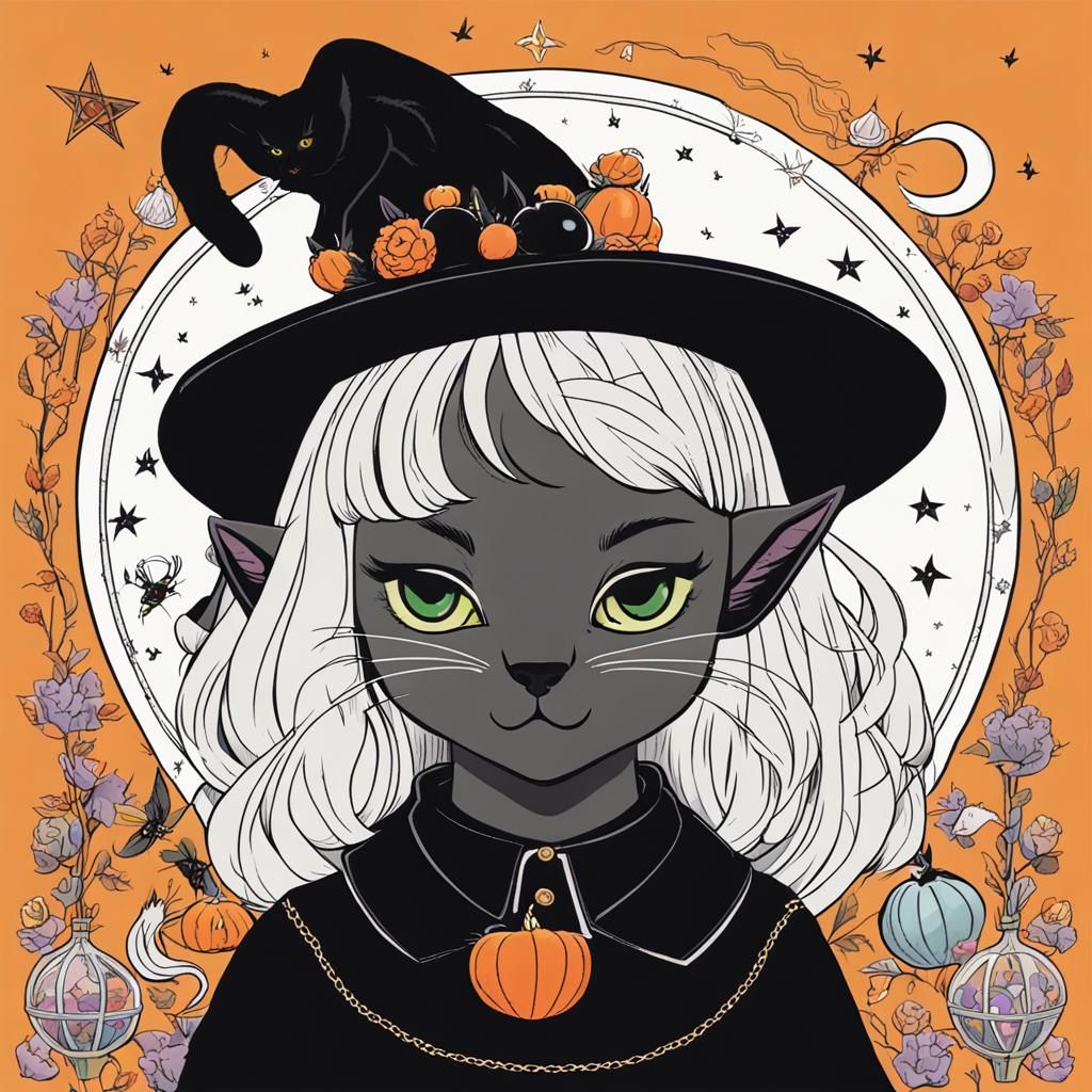 Sabrina the Teenage Black Cat Witch