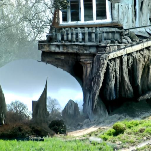 Detailed Matte Painting of Woebury