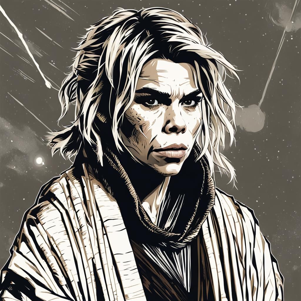 Billie Piper as Star Wars Jedi Knight