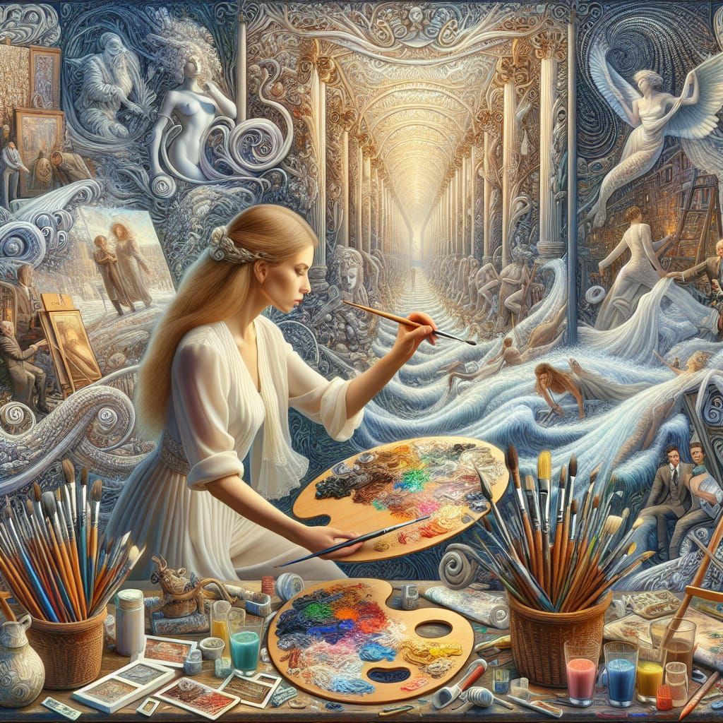 Surrealist Artist Creates Vivid Fantasy Landscapes in Oil