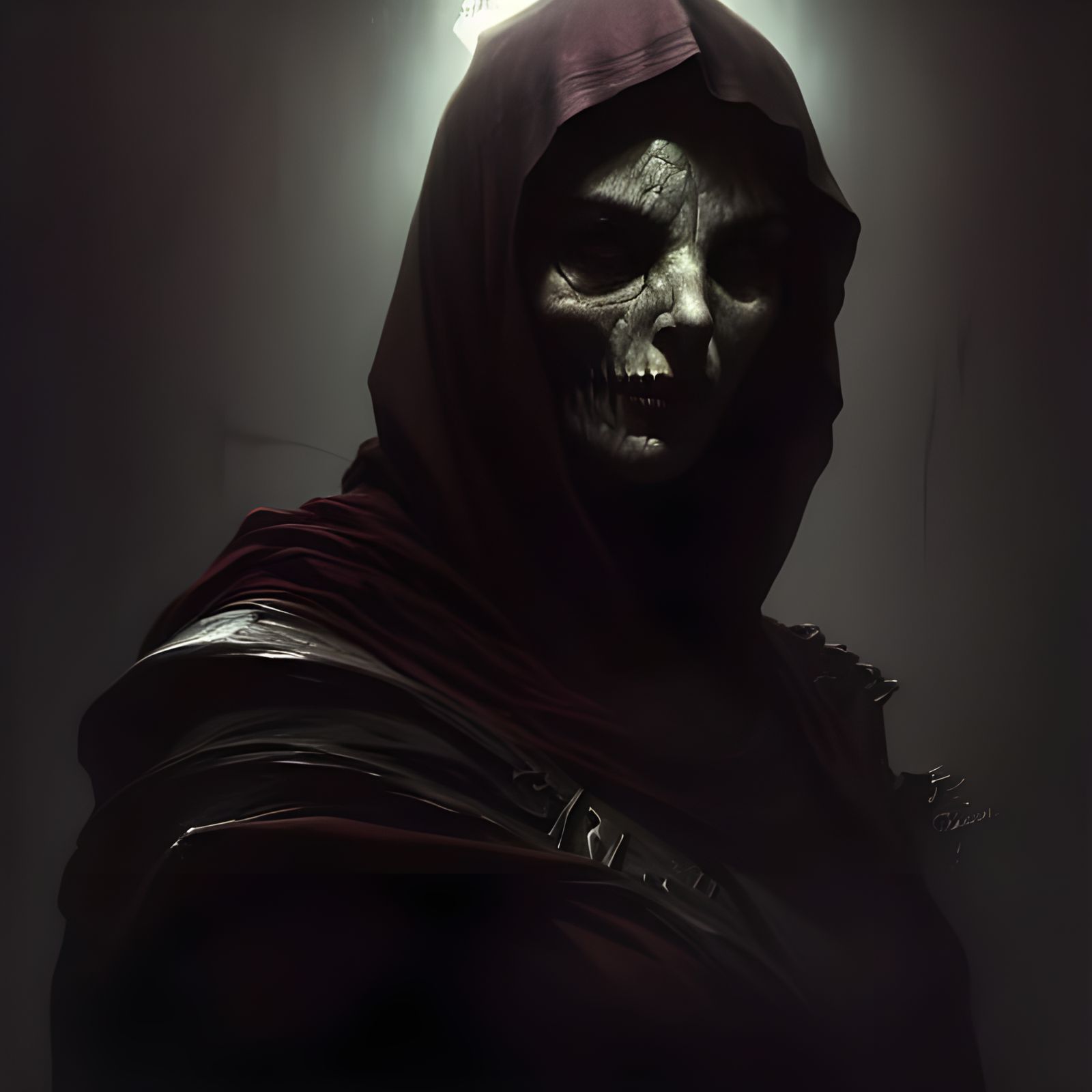Sinister Skeletal Assassin Portrait in Unreal Engine 5