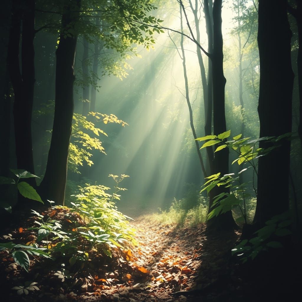 Whispers in the Dappled Forest