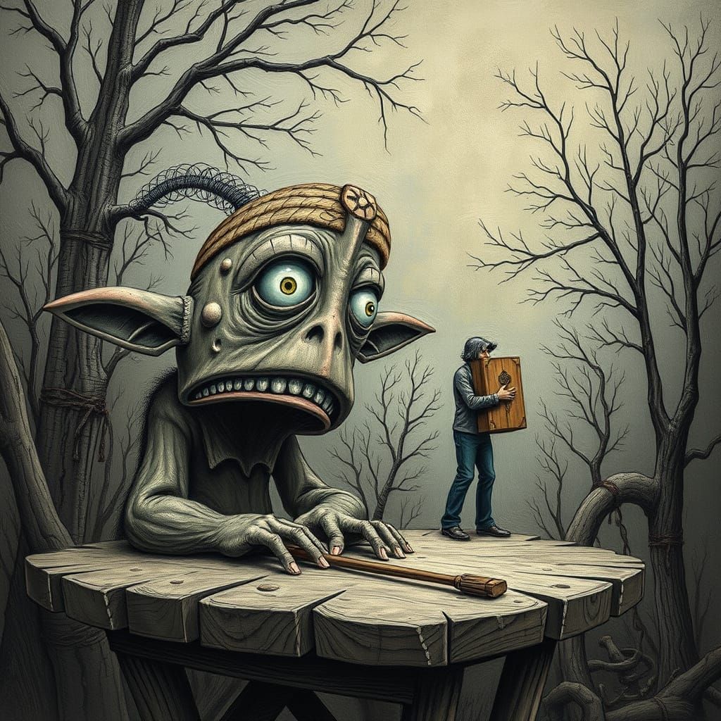 An Unsettling Dreamlike Scene