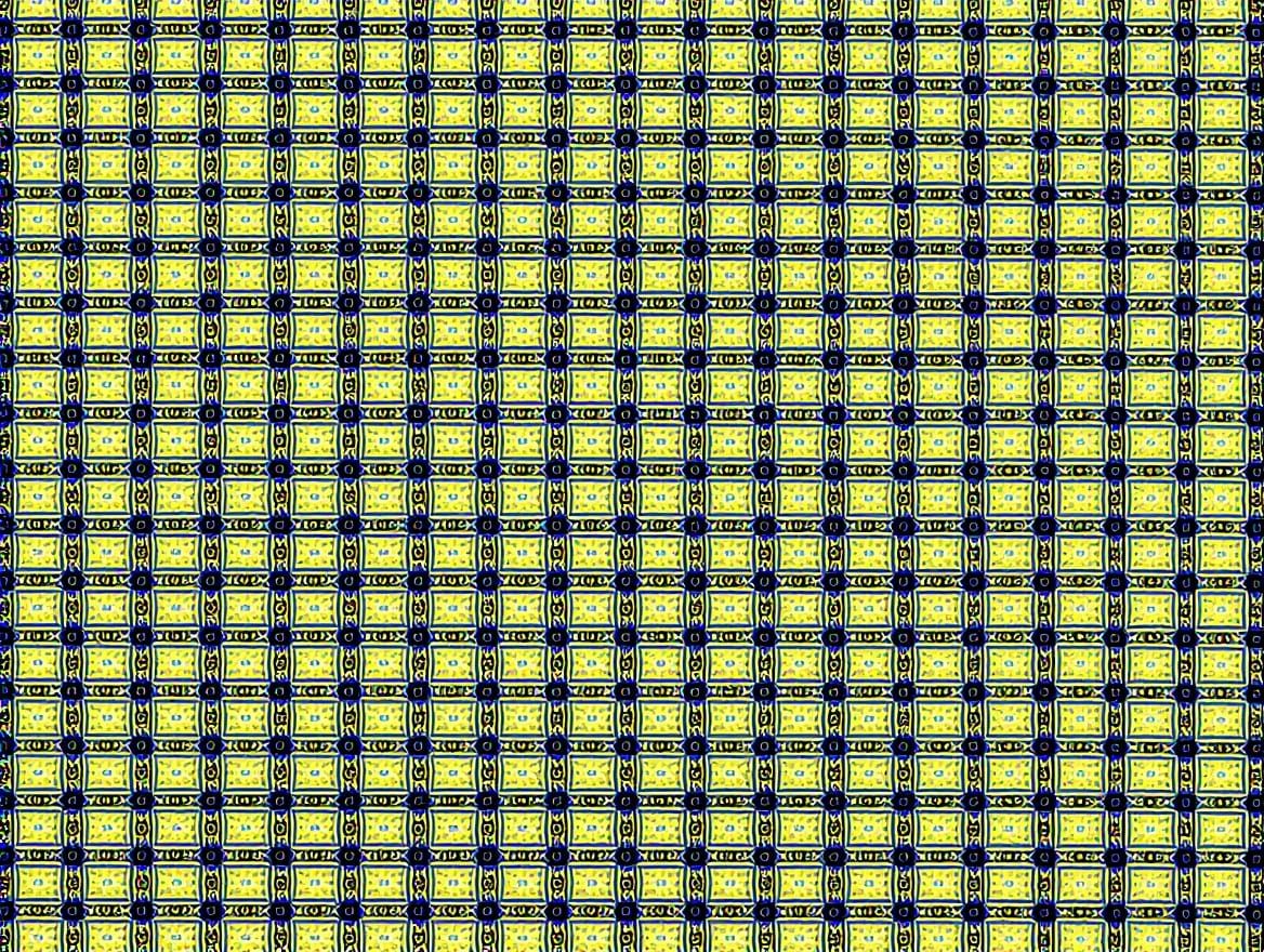 Surreal Tessellations in Symmetrical Patterns