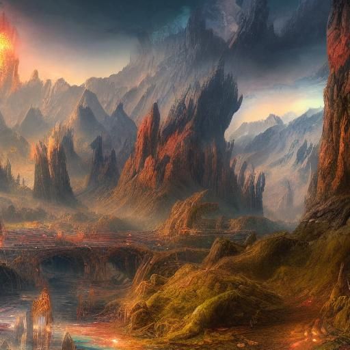 Fantastical Science Concept Art in Deep Color