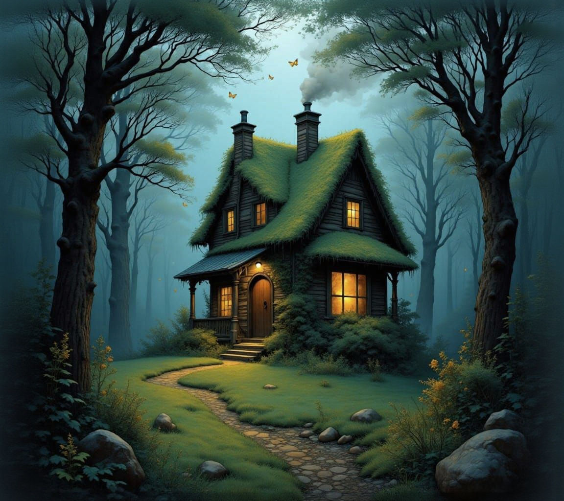 Moss-Covered Cottage