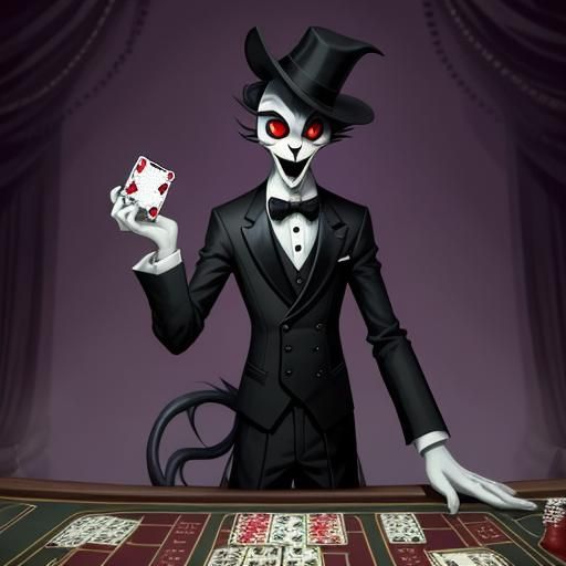 Husk Deals Cards in a Gambling Den