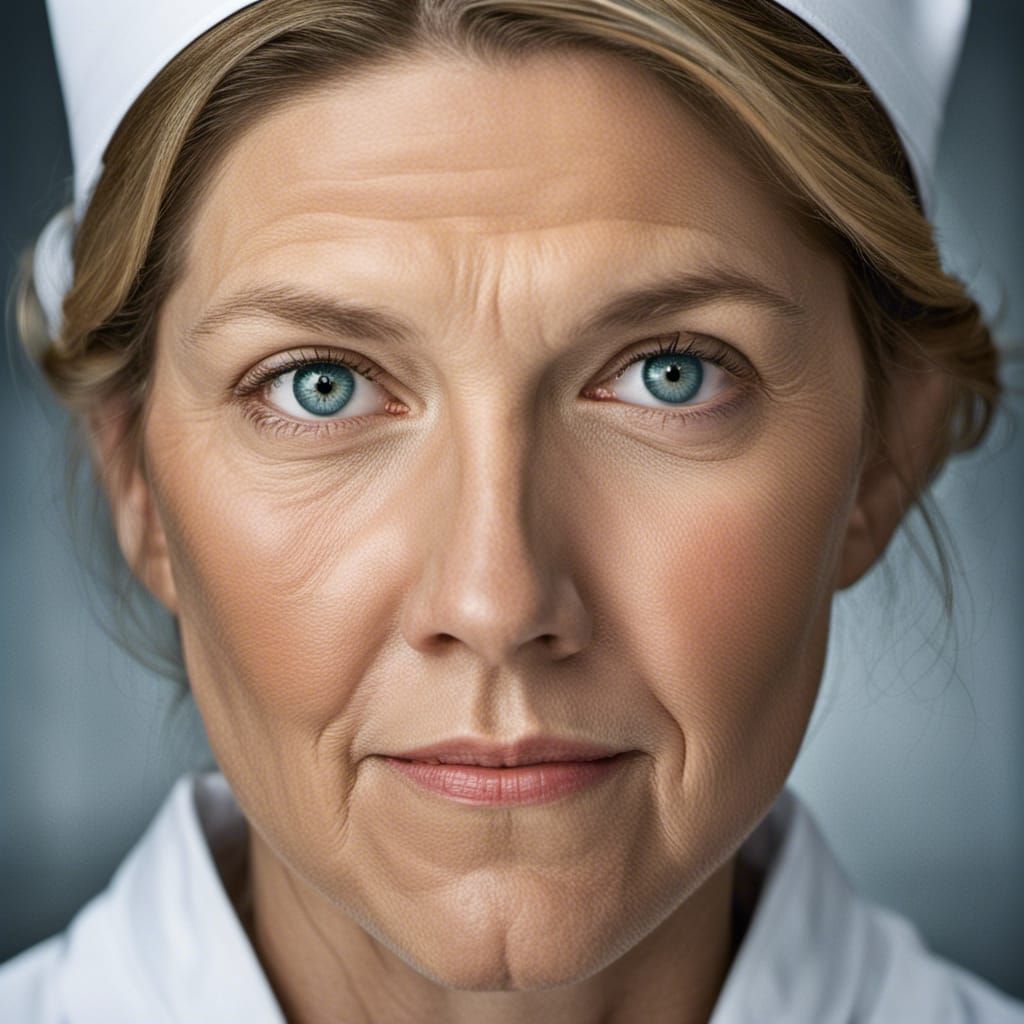 Nurse Portrait in Professional Photography Style