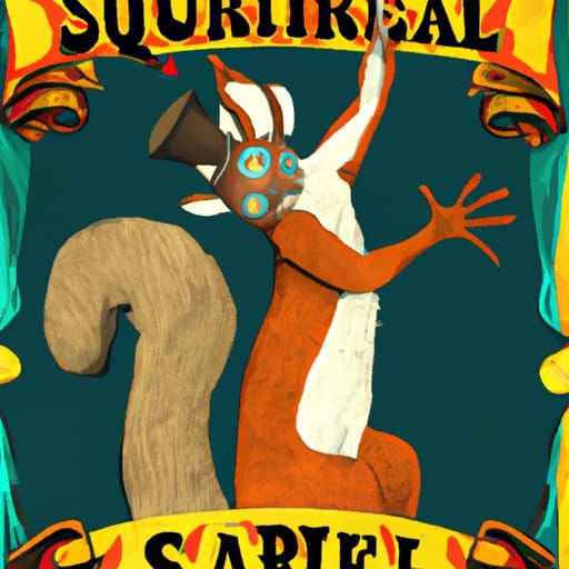 Disturbing Squirrel Carnival Freak Show