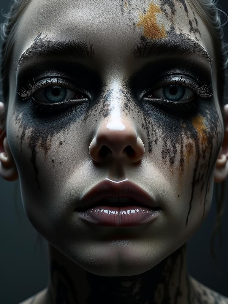 Heart in Shadow: Birefringent Resin Art