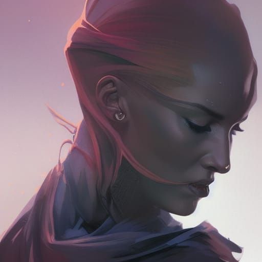 Detailed Portrait with Dynamic Lighting in 8K