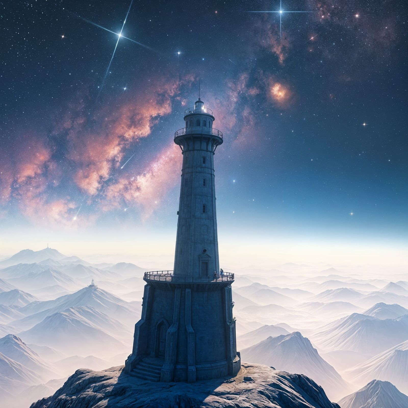 Cosmic Lighthouse on the Edge of Reality