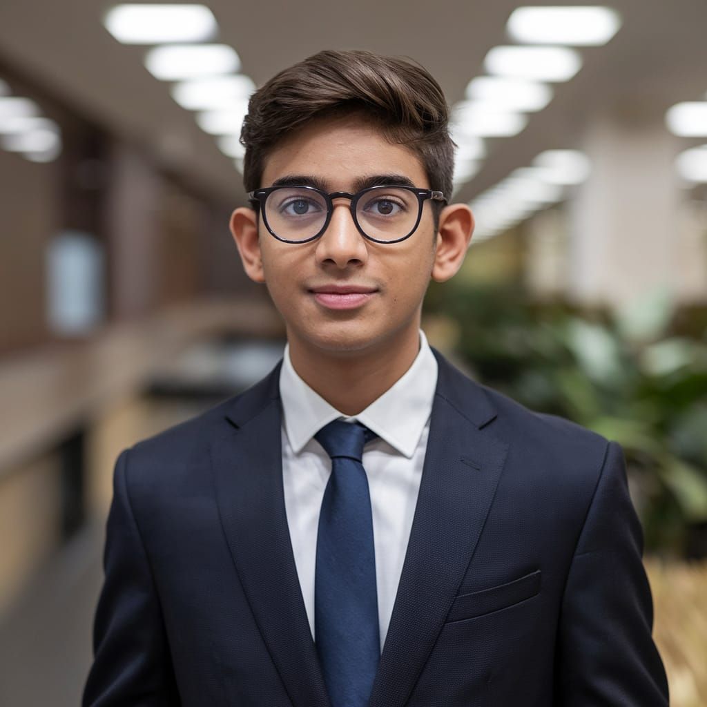 Professional LinkedIn Portrait of Young Man