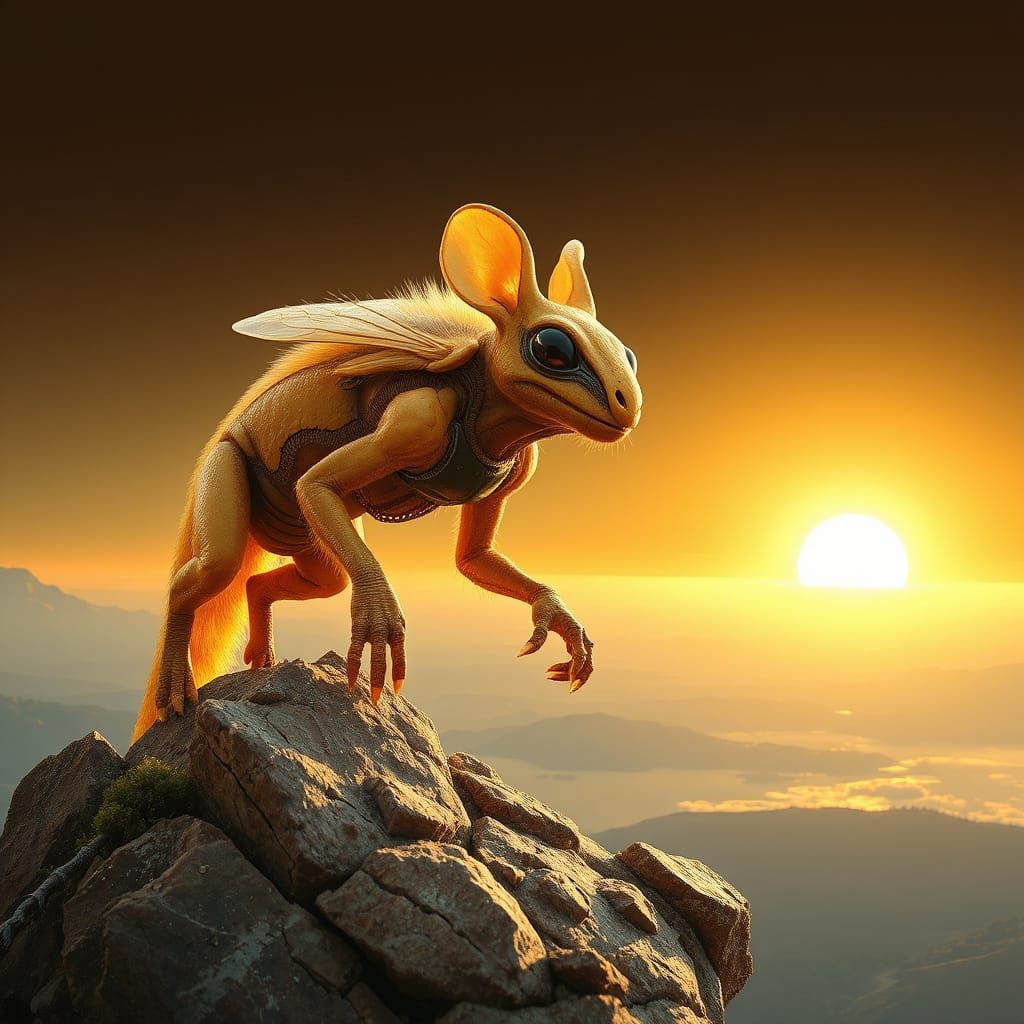 Honey-Inspired Alien Creatures on Exoplanet