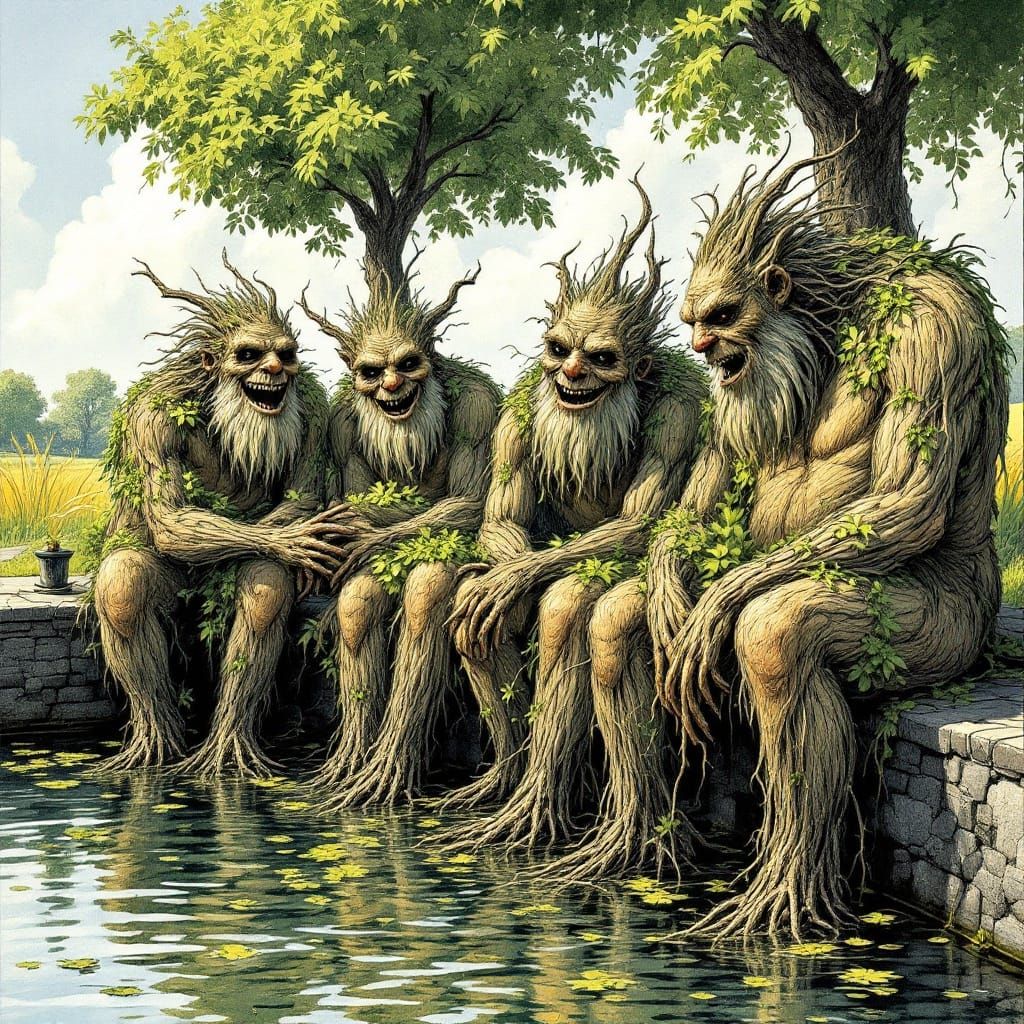 Merry Goults Bask in Countryside Contentment in Art Nouveau ...