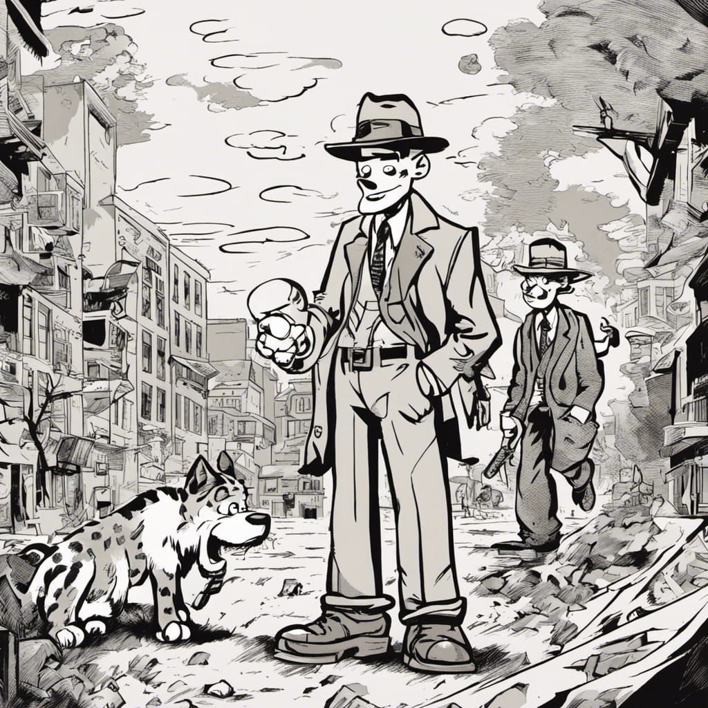 Calvin and Hobbes: Adult Detectives in Comic Style