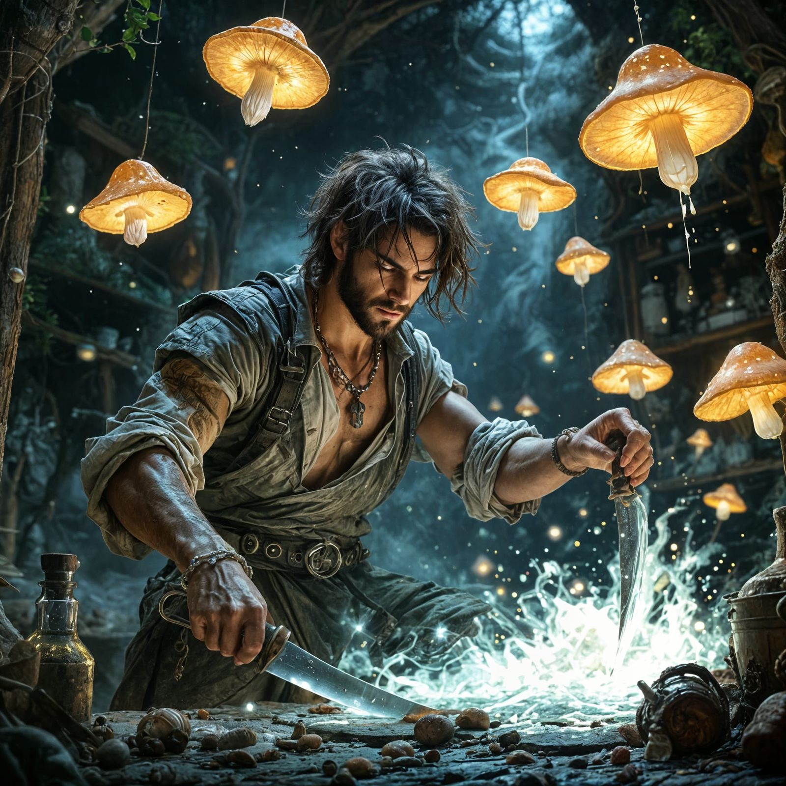 Alchemist's Dream: A Fantasy Illustration