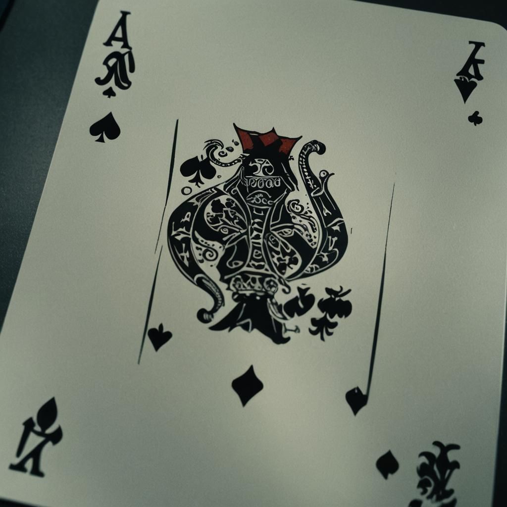 Dramatic Blackjack Game in Cinematic Style