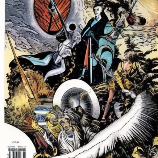 Psychedelic Abstract Fantasy Art in Triadic Colors