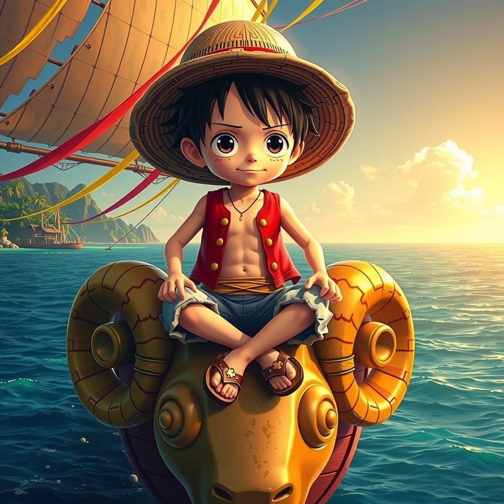Chibi Pirate King on Oceanic Paradise