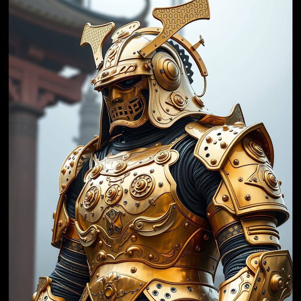 Gothic Mechanical Chinese Armor Construct