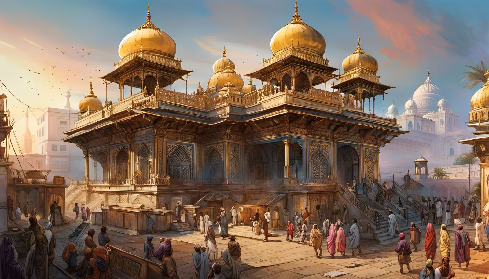 Sikh temple, circa 1920