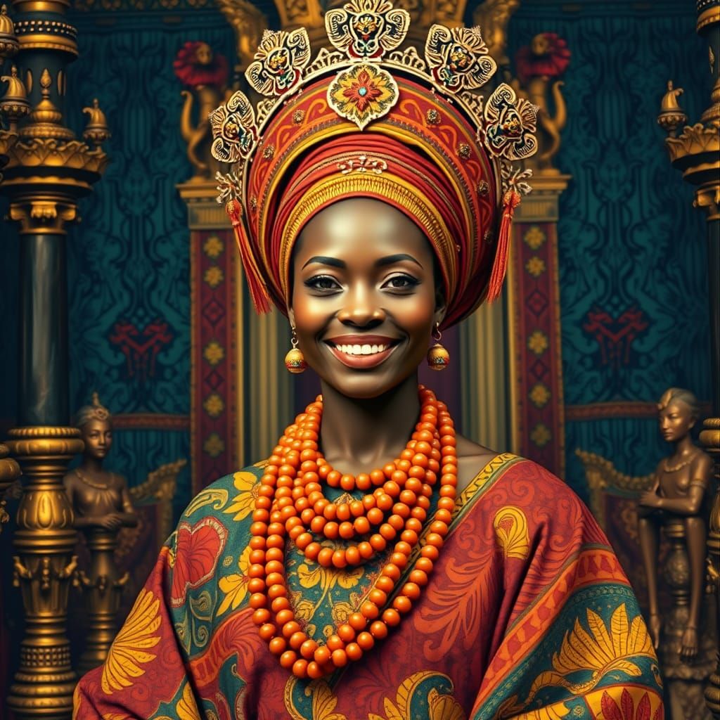Regal Princess in Benin Empire Splendor