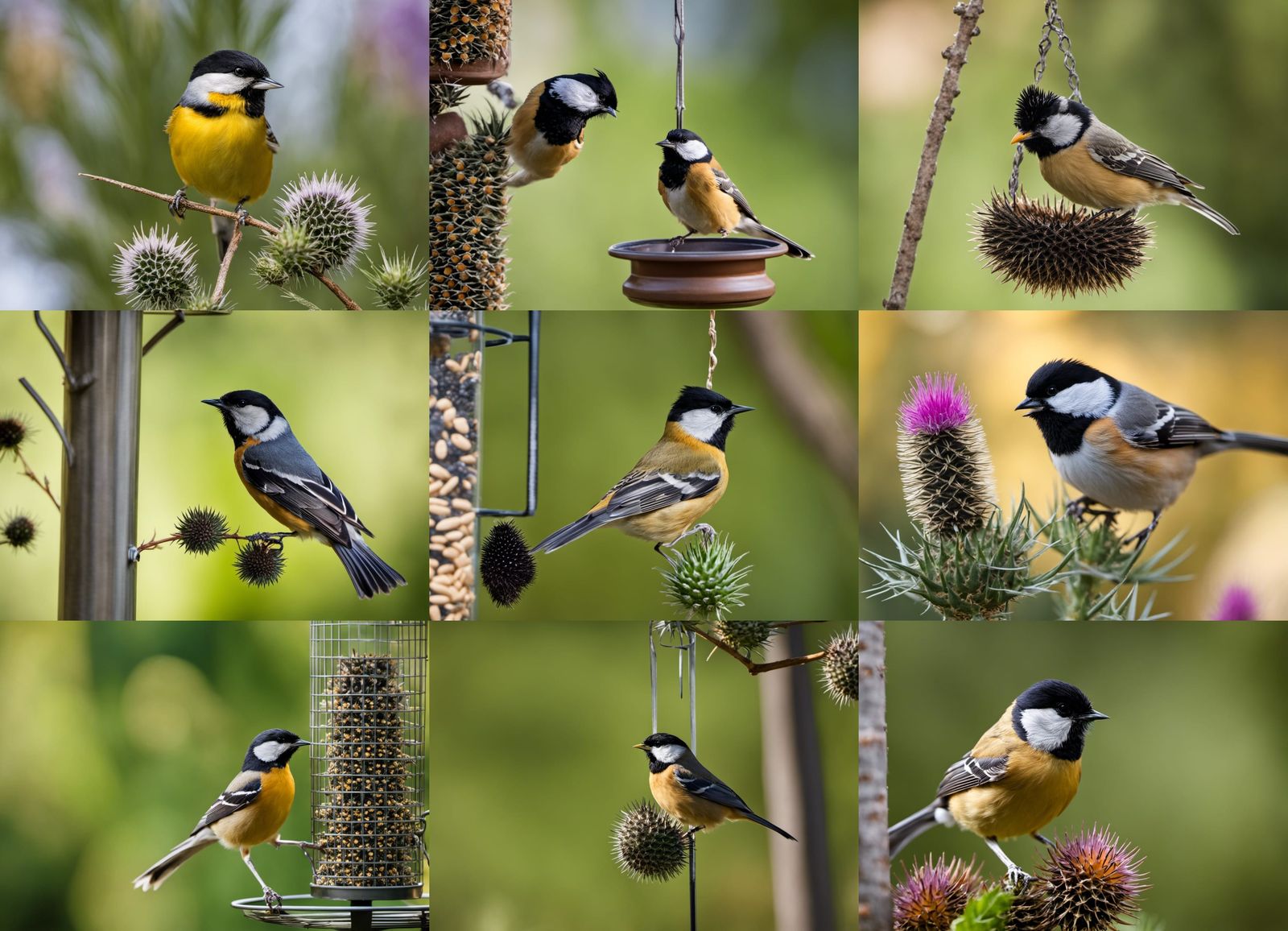 Chickadee at Bird Feeder: Professional Photography