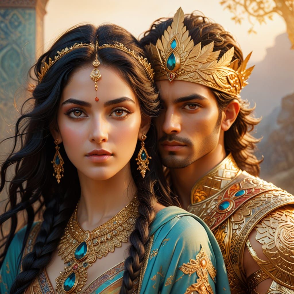 Anahita and Mithra: A Mythological Illustration