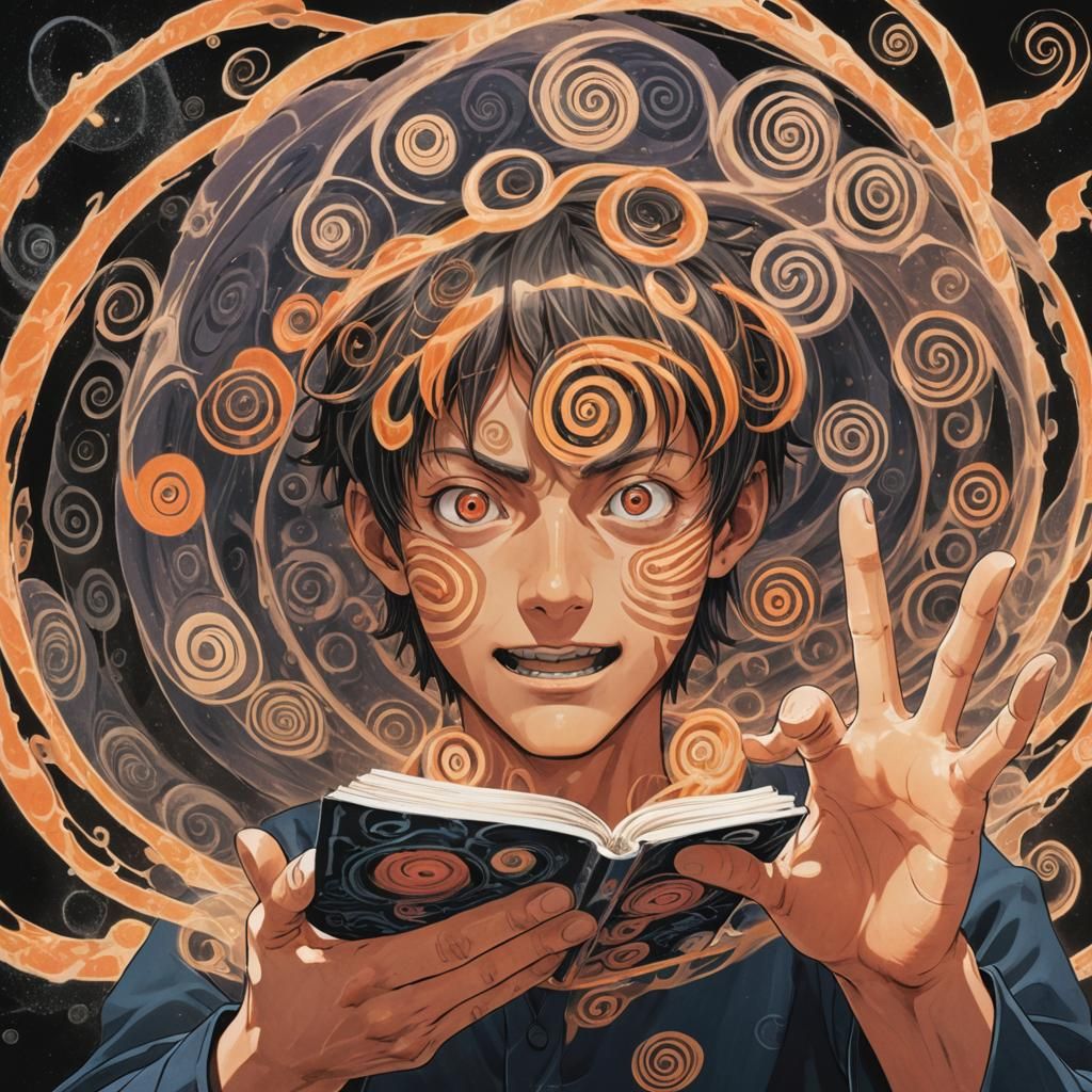 Junji Ito's Uzumaki, capturing the intergalactic space kegge...