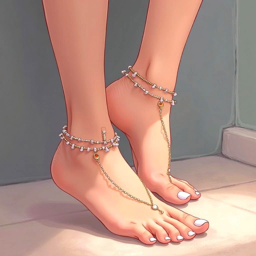 Piper Rockelle Anklet and Toe Ring Portrait