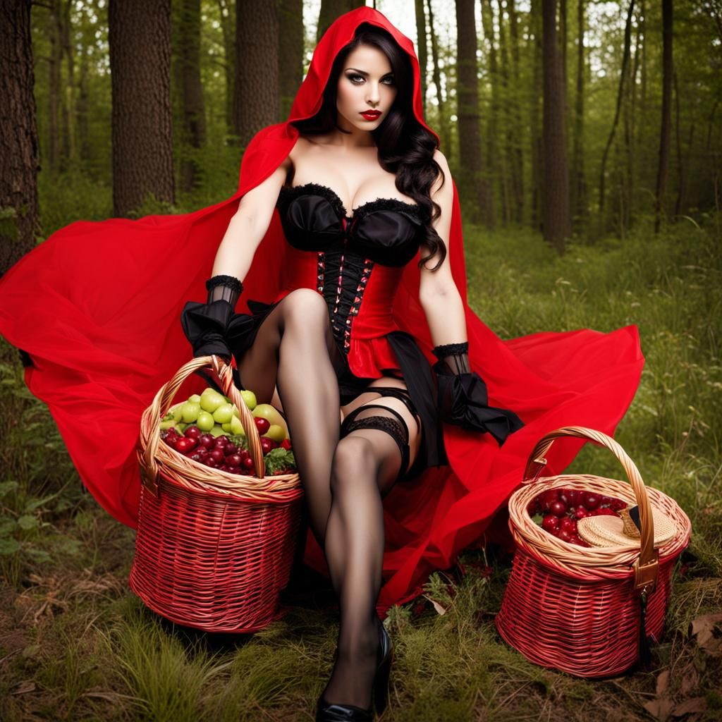 Eldritch Red Riding Hood in Dynamic Lighting