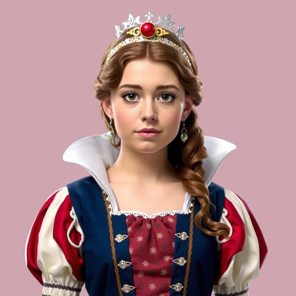 Hermione Granger as Snow White: A Fairy Tale Portrait