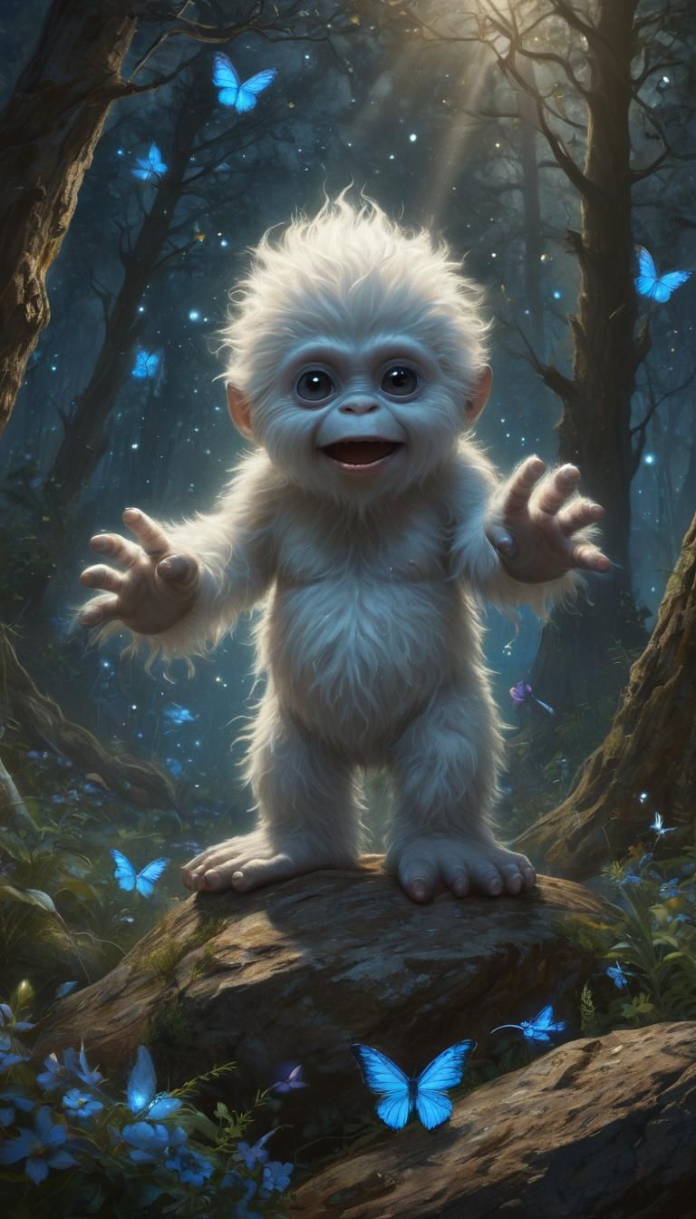 cinematic ethereal ghostly   mannerism, close up white  fluf...