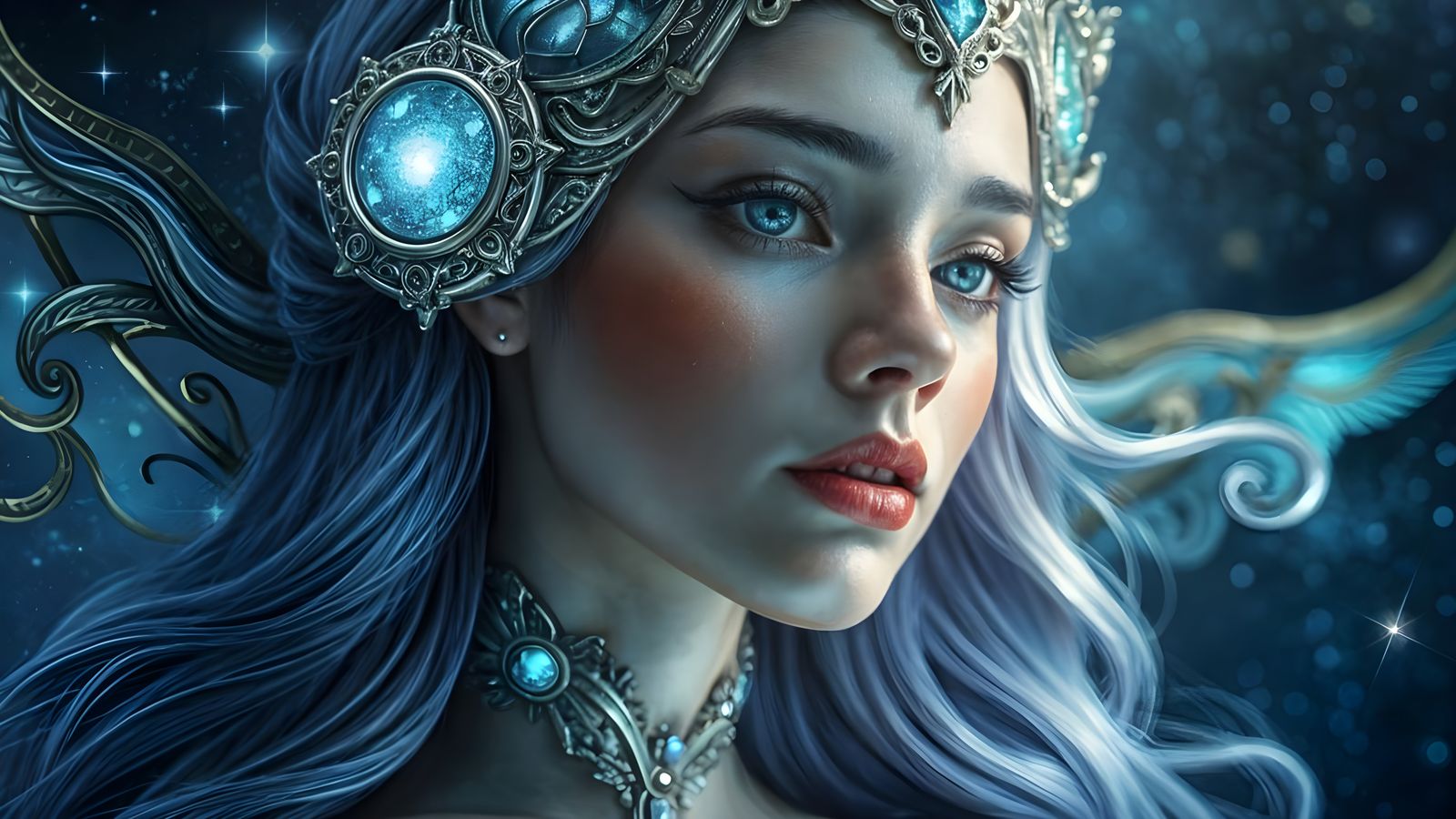 Cosmic Goddess of Elegance and Art