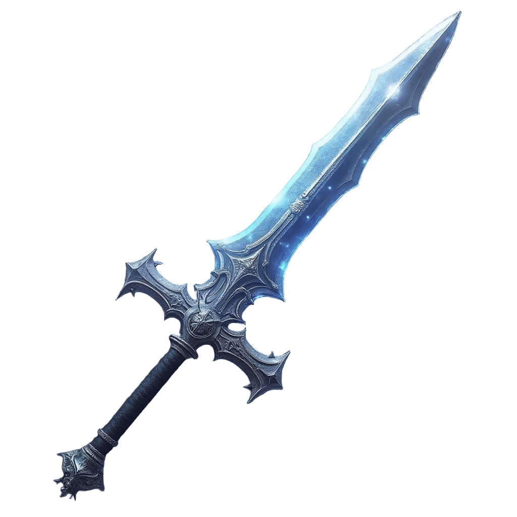 Epic 3D Sword in Unreal Engine 5 Style