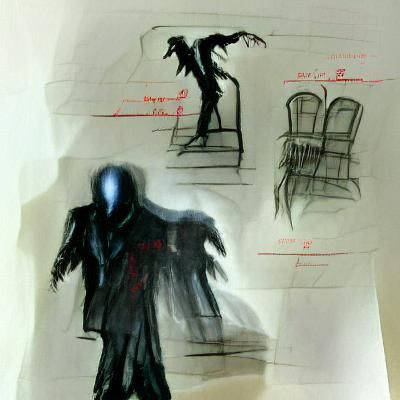 Abstract Black Void: Digital Darkness