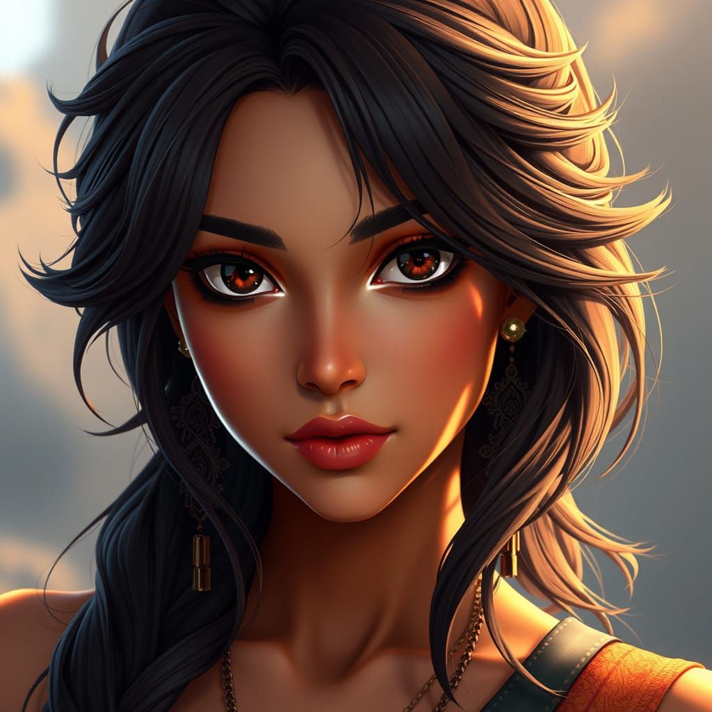 Hyper Realistic Anime Goddess