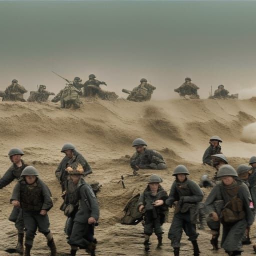 AI Interpretation of D-Day